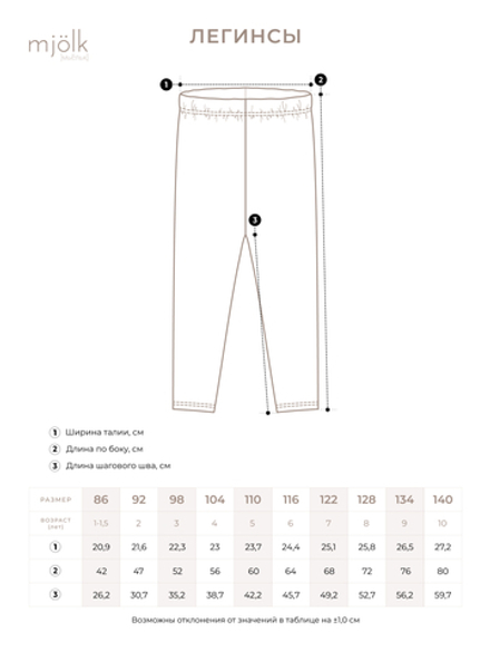 Легинсы Mjölk Baby Blue