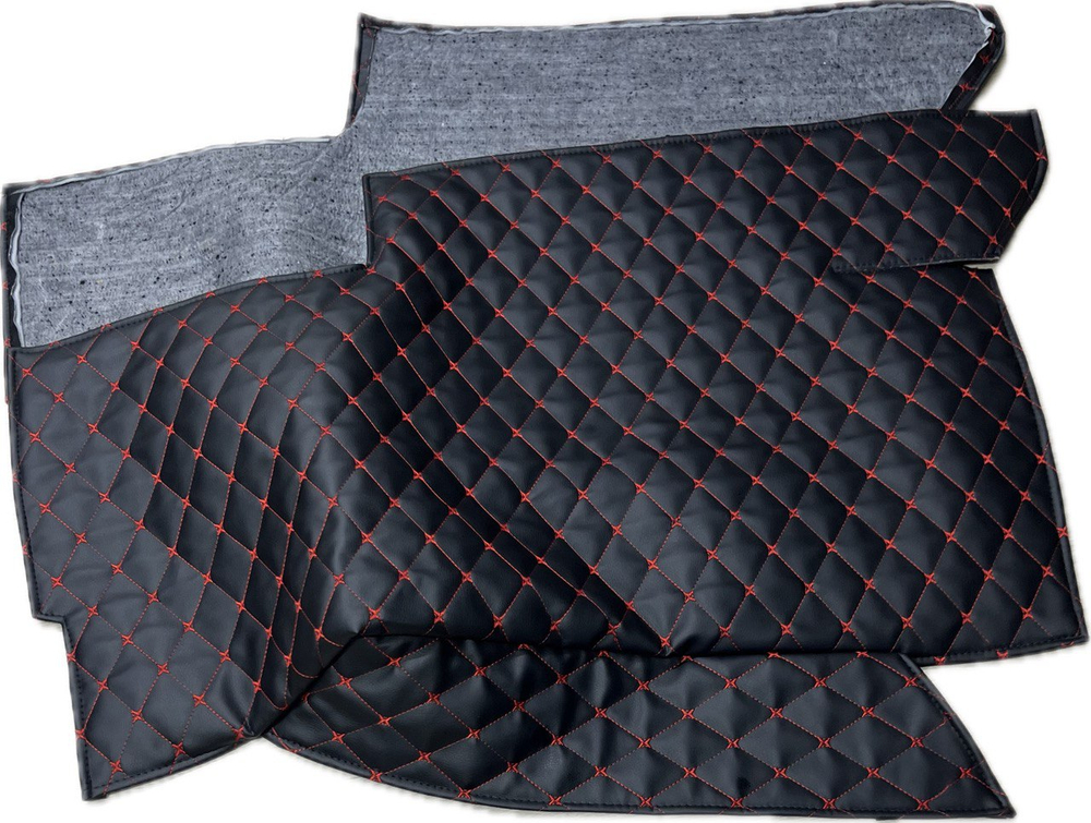 Коврики (утеплитель) под сиденья УАЗ 452 Буханка (красная нить Бабочка)