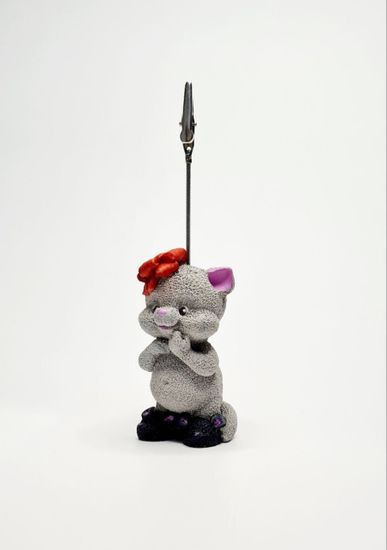 Держатель "Котик с красным бантиком"