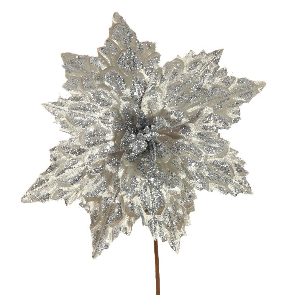 GAEM Цветок искусственный "Пуансеттия", L30 W30 H50 см, 2в.