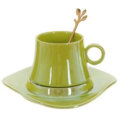 GAEM Кружка с блюдцем и ложкой, 200 мл, L16 W15,5 H8,5 см