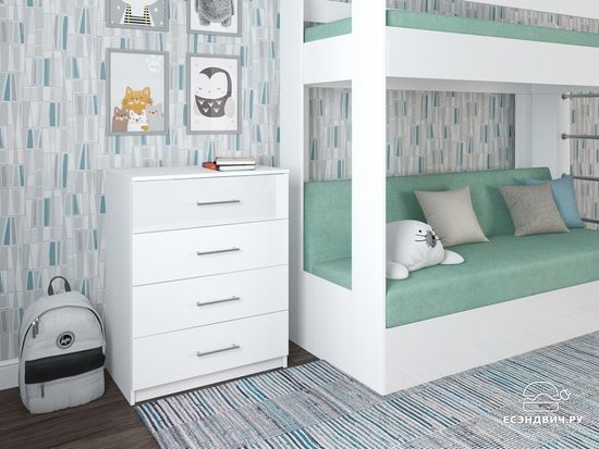 белый / белый глянец