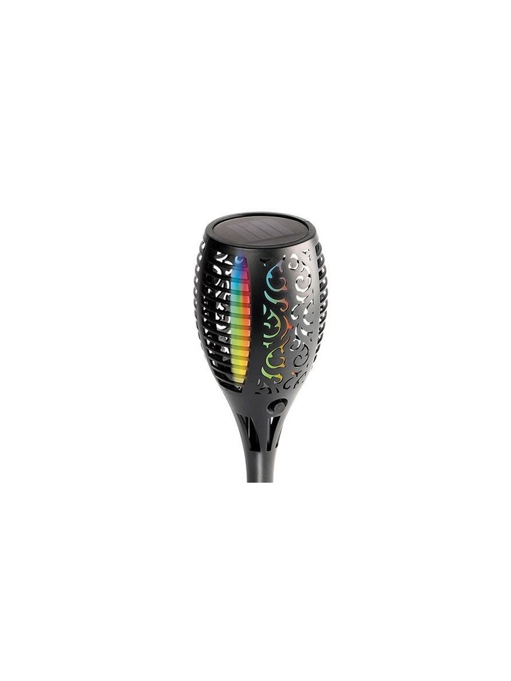 Светильник светодиодный SLR-S11-RGB садовый эффект факела 33LED 58см IP44 (3 варианта установки) солнечная батарея ФАZА 5040823
