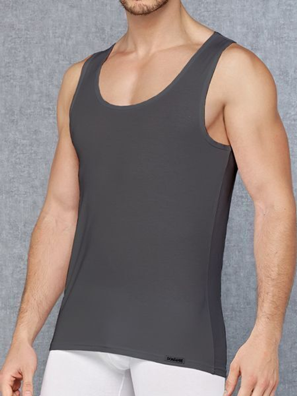 Классическая мужская майка с круглым вырезом Doreanse Weekend (Размер: L) (Цвет: белый)