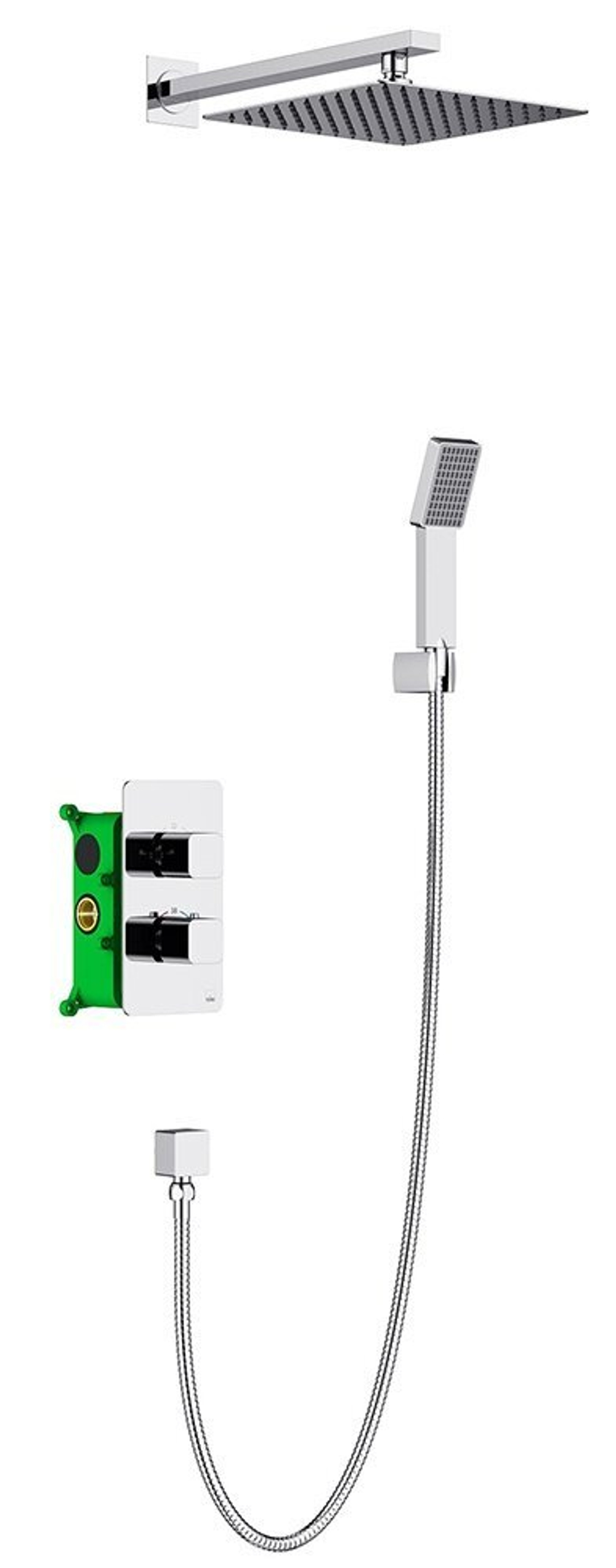 Душевой комплект Timo Petruma SX-5059/00SM chrome, 2-х режимная, с термостатом, хром