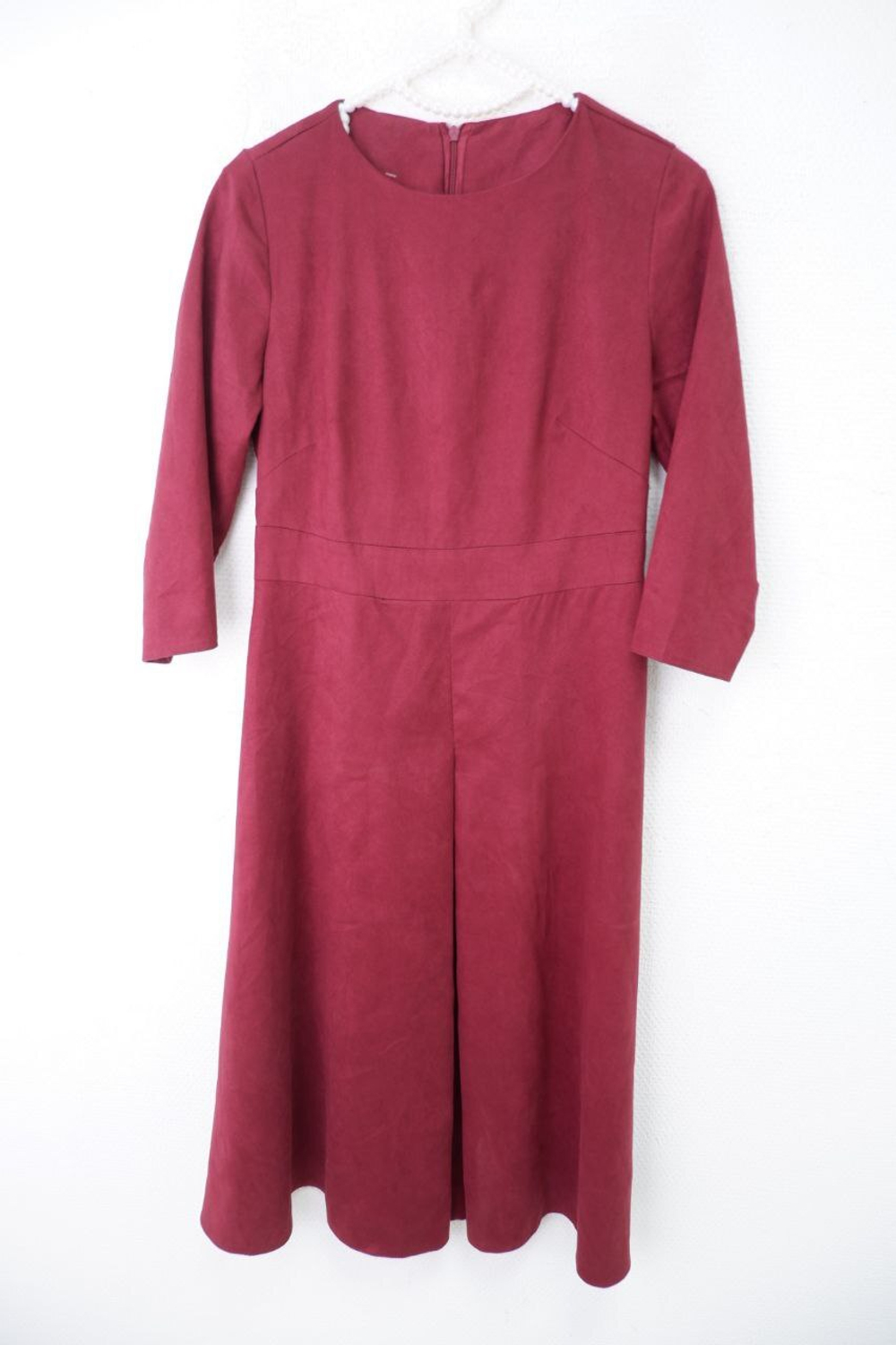 Платье "лаконичное бордо" 44 размер