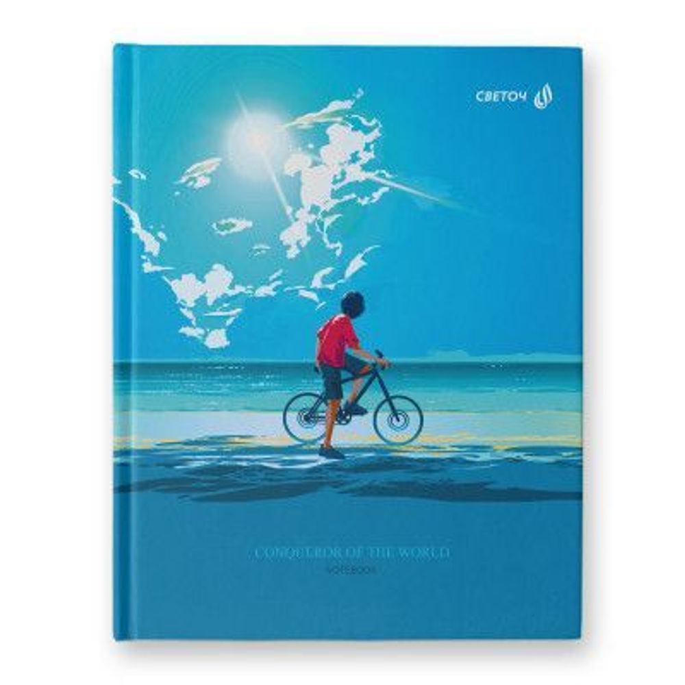 Блокнот А5 7БЦ 80л "Летнее утро" кл., мат.лам., выб.лак.