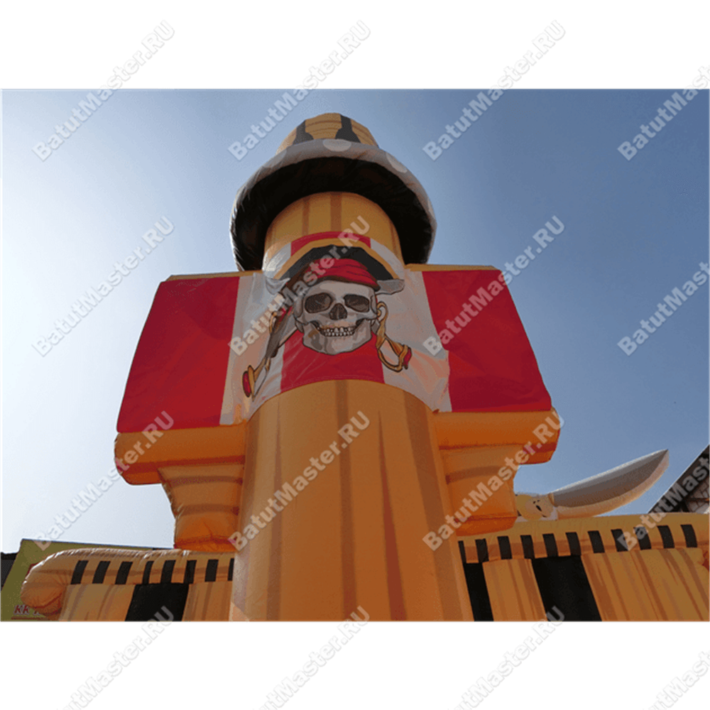 Коммерческий надувной батут "Корабль"