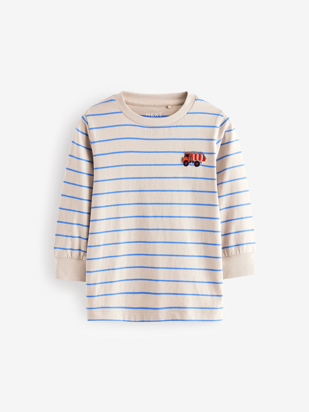 Лонгслив для мальчика Next B40-452, 3 шт., Оранжевый, Синий, Молочный