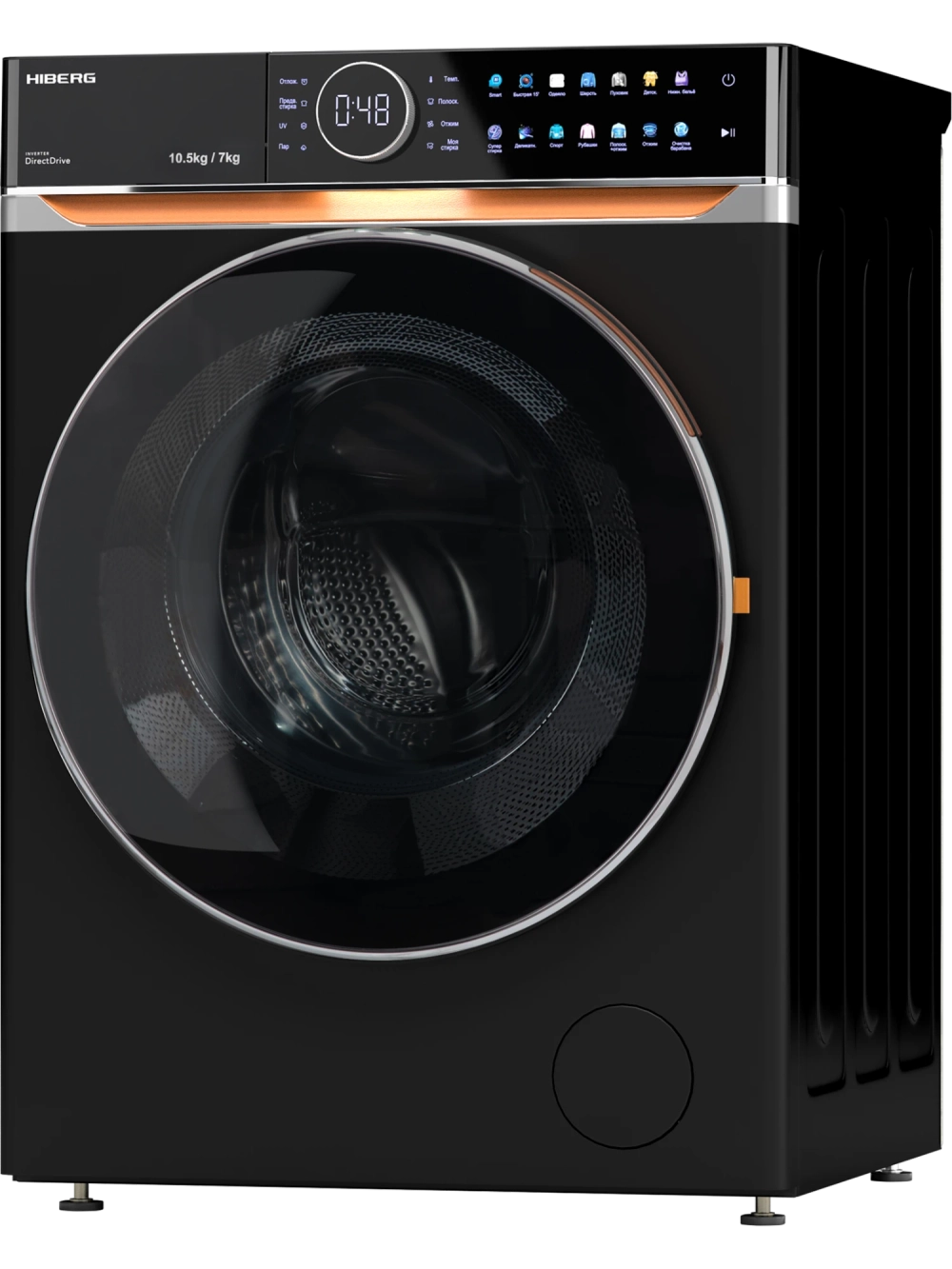 Стиральная машина c сушкой Hiberg i-DDQ10 - 10714 B