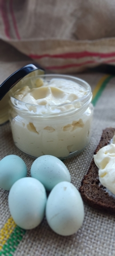 Майонез на перепелиных яйцах