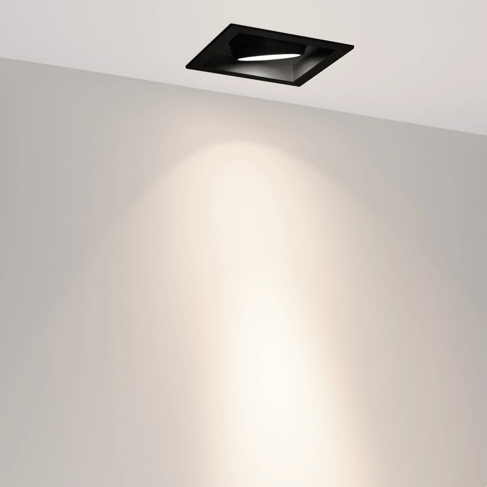 Светильник MS-VORTEX-BUILT-S140x140-30W Day4000 (BK-BK, 17 deg, 230V) (Arlight, IP20 Металл, 5 лет) 058366