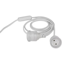 Светильник для растений, фитолампа светодиодная линейная ЭРА FITO-9W-Rb-Т8+FITO-Holder IP65 2хG13 с выключателем, 1.5м