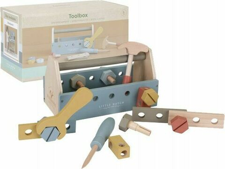 Конструктор деревянный Little Dutch Toolbox - Игровой набор Детский чемодан с инструментами - Little Dutch LD7078