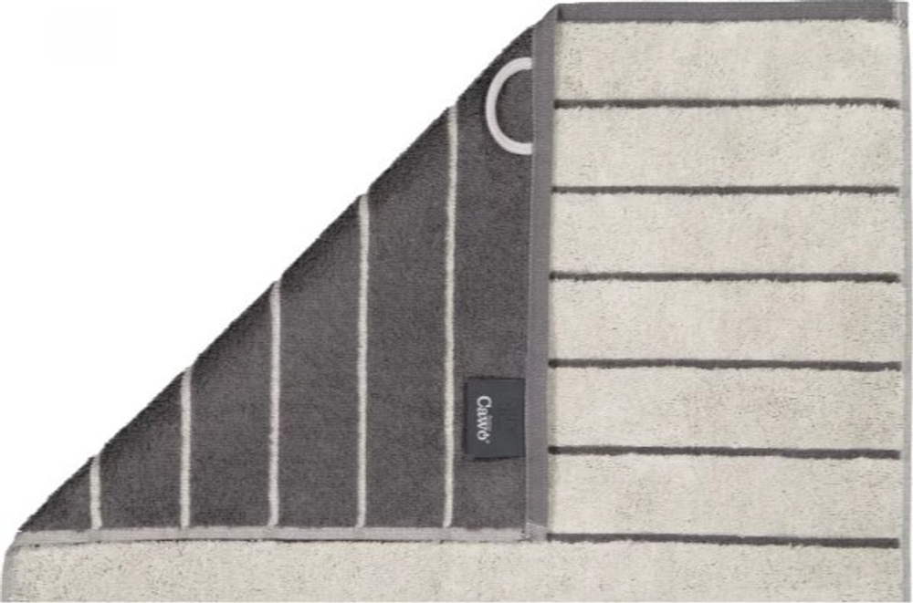 Полотенце 80х150 Cawo 6232 серо-коричневое