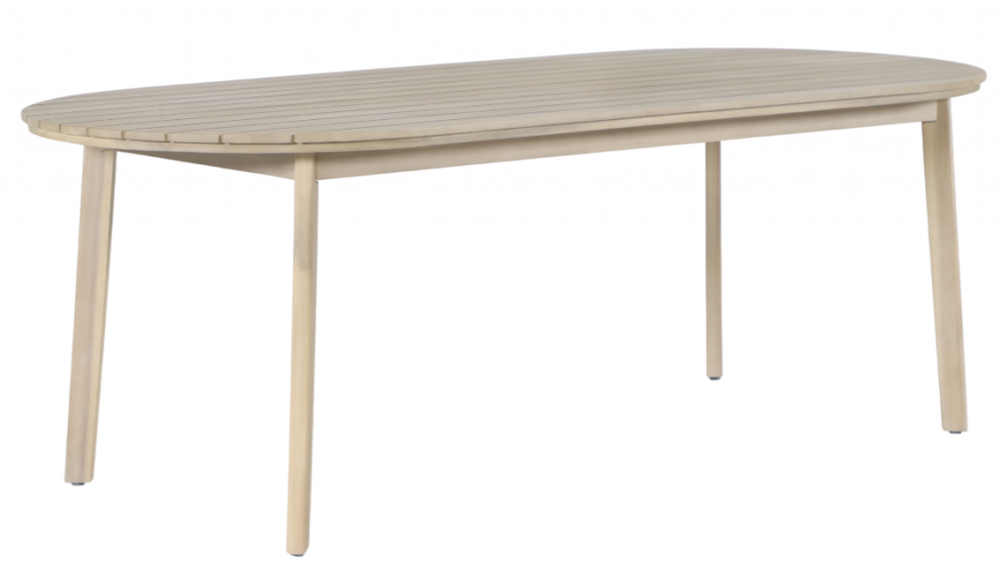 Стол деревянный обеденный Tagliamento Madrague, светлый тик