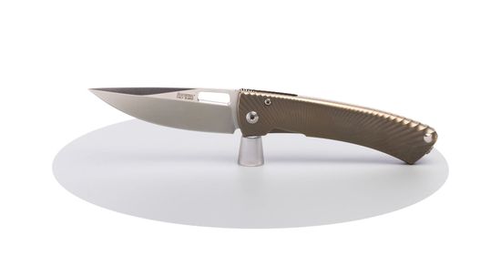 Складной нож Lion Steel "TISPINE" L/TS-1 BM c клинком из стали Uddeholm Elmax® SuperClean, рукоять титан