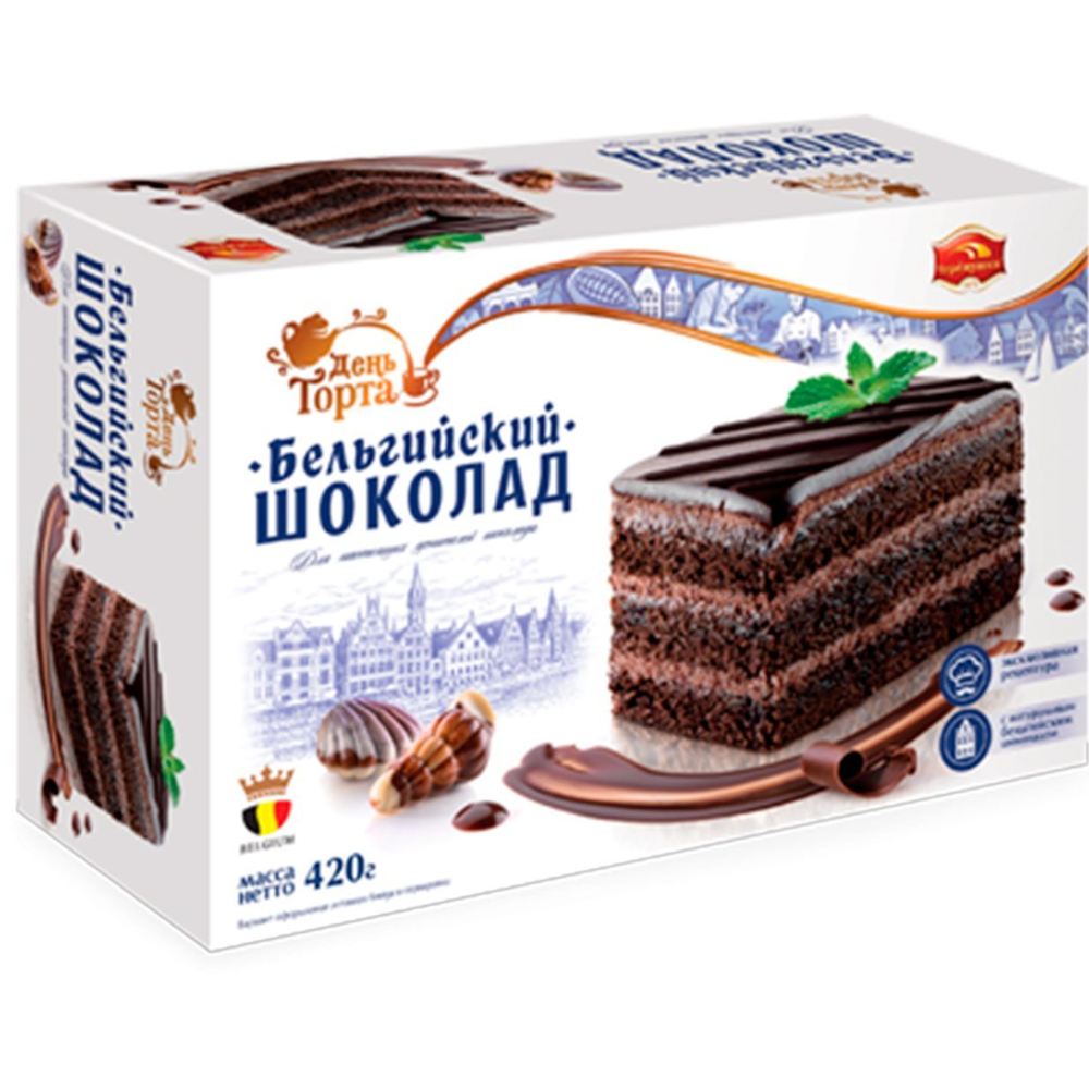 Торт День Торта Бельгийский шоколад 420 гр