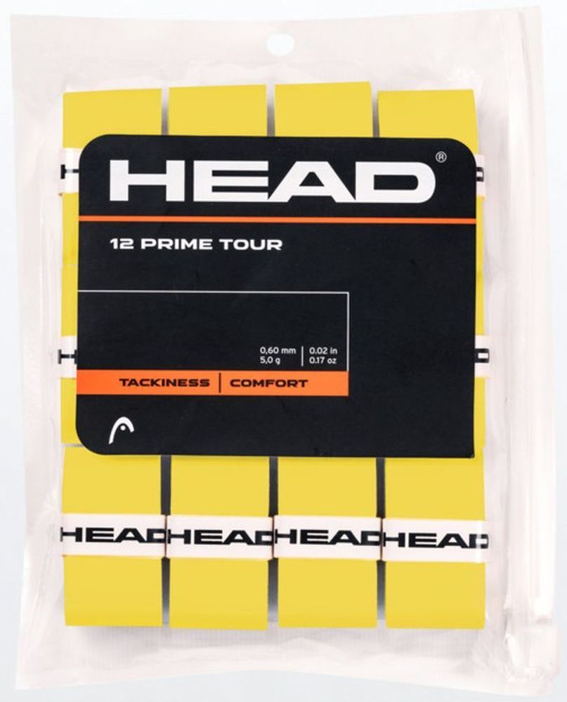 Намотки теннисные Head Prime Tour 12P - yellow