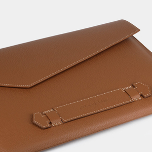 Чехол для MacBook Pro 13-14' из кожи теленка, цвета карамель