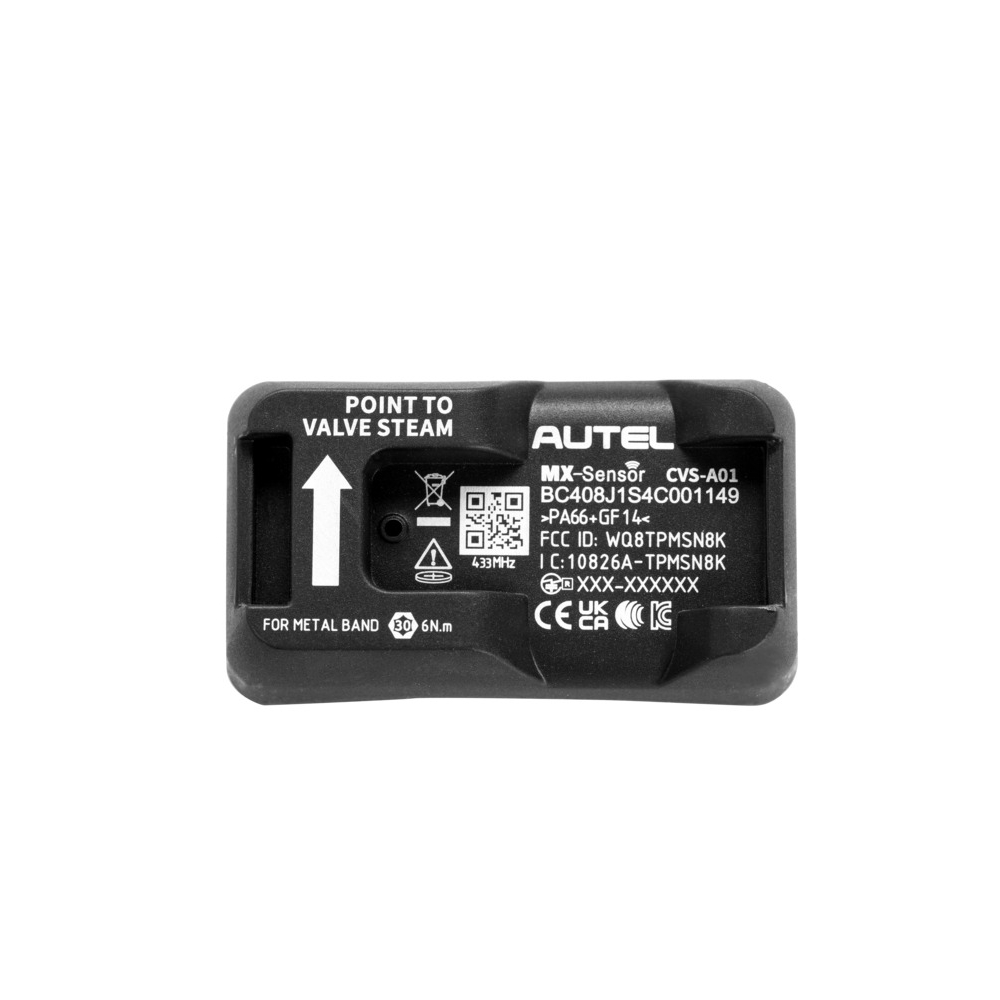 Датчик TPMS Autel MX-Sensor CVS-A01, 433МГц, тканевой хомут, 17,5-24,5"