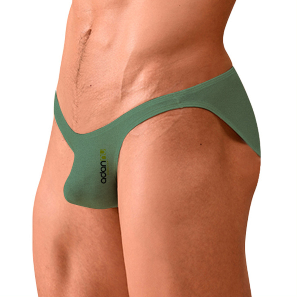 Мужские трусы слипы зеленые ADANNU AN314-19