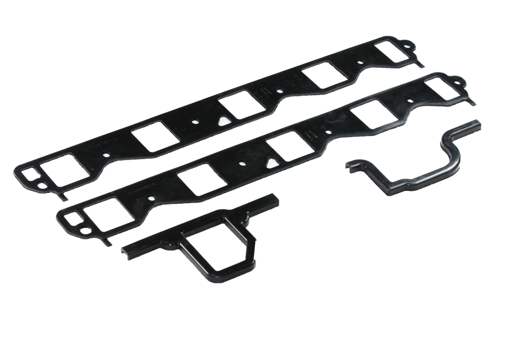 Комплект прокладок под впускной коллектор (плита) 53/3307/ПАЗ рез. МБС (ЯгРТИ г. Ярославль) (13-1008080/79/81)