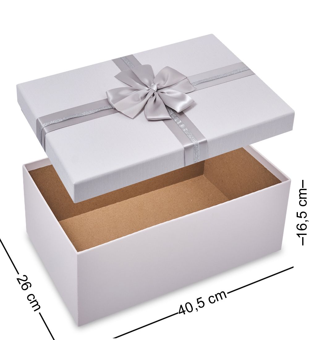 WF-188-A Набор коробок из 5 шт, белый/серый