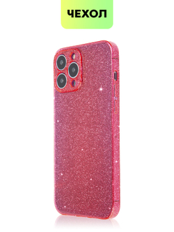 Чехол BROSCORP для Apple iPhone 13 Pro Max оптом (арт. IP13PROMAX-TPU-BRILLIANCE-RED)