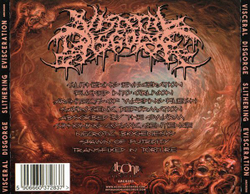 VISCERAL DISGORGE - Slithering Evisceration, музыкальный компакт диск, death metal