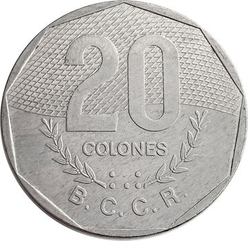 20 колонов 1983 Коста-Рика