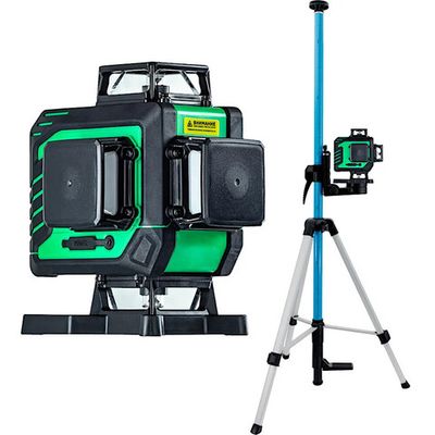 Лазерный уровень INSTRUMAX GREENLINER 4-360+Штатив-штанга LP-300 элевационный   IM0159