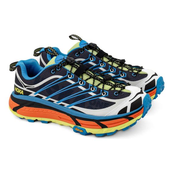 HOKA ONE ONE Mafate Three 2 Беговые кроссовки Низкие Черные, синие, оранжевые Унисекс