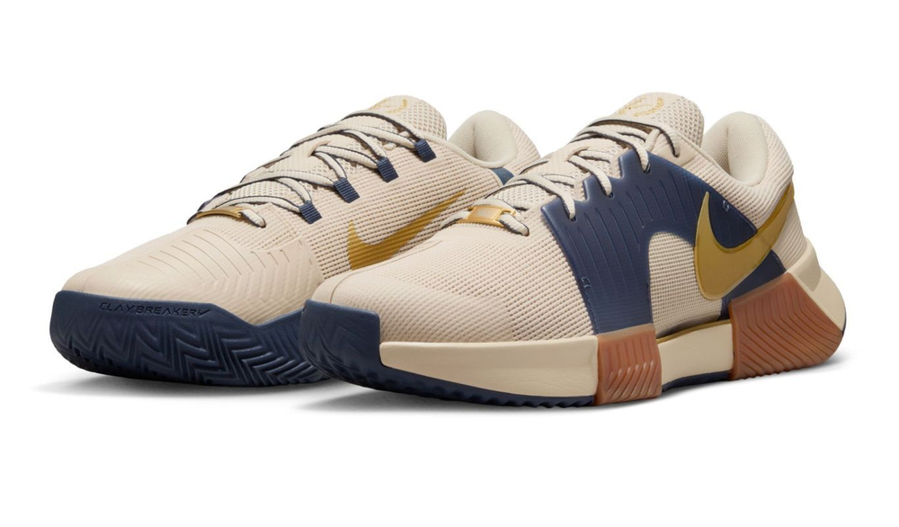 Мужские кроссовки теннисные Nike Zoom GP Challenge 1 Clay Premium - Бежевый