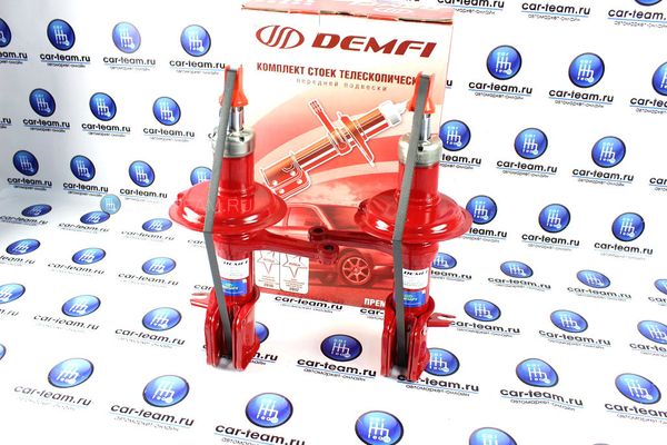 Стойки передние "Demfi" премиум газо-масляные с занижением -30, -50, -70, -90 на ВАЗ 2110-12