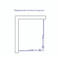 Душевой уголок RGW PA-246B (Прозрачное, 700x900)