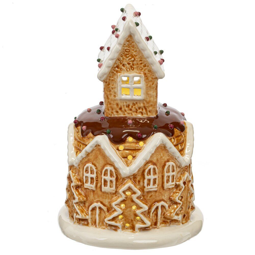 GAEM Фигурка декоративная "Домик" с подсветкой (LR44х3 ), L11,5 W11,5 H17,5 см, 2в.
