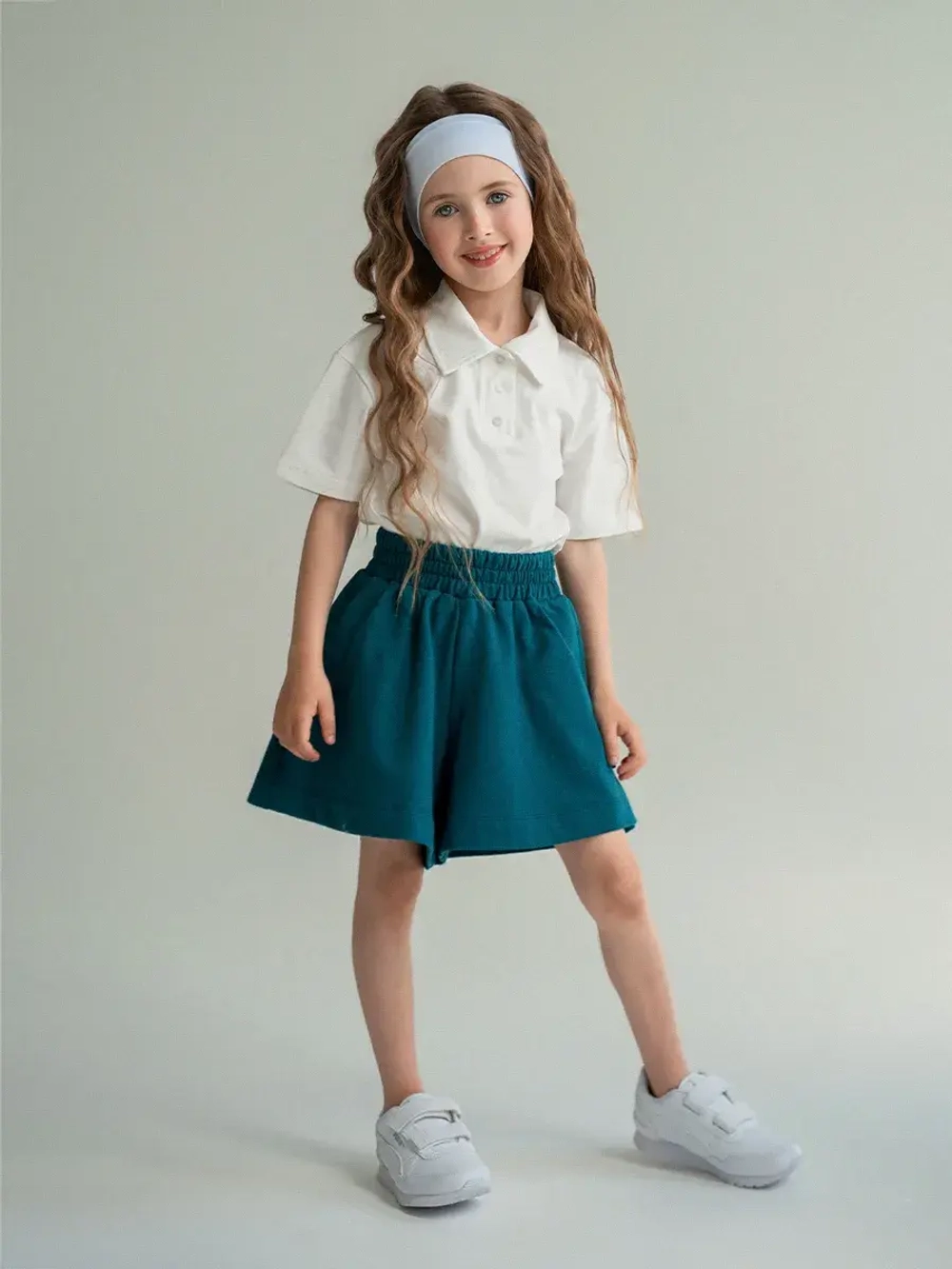 Шорты юбка для девочки, плотные
