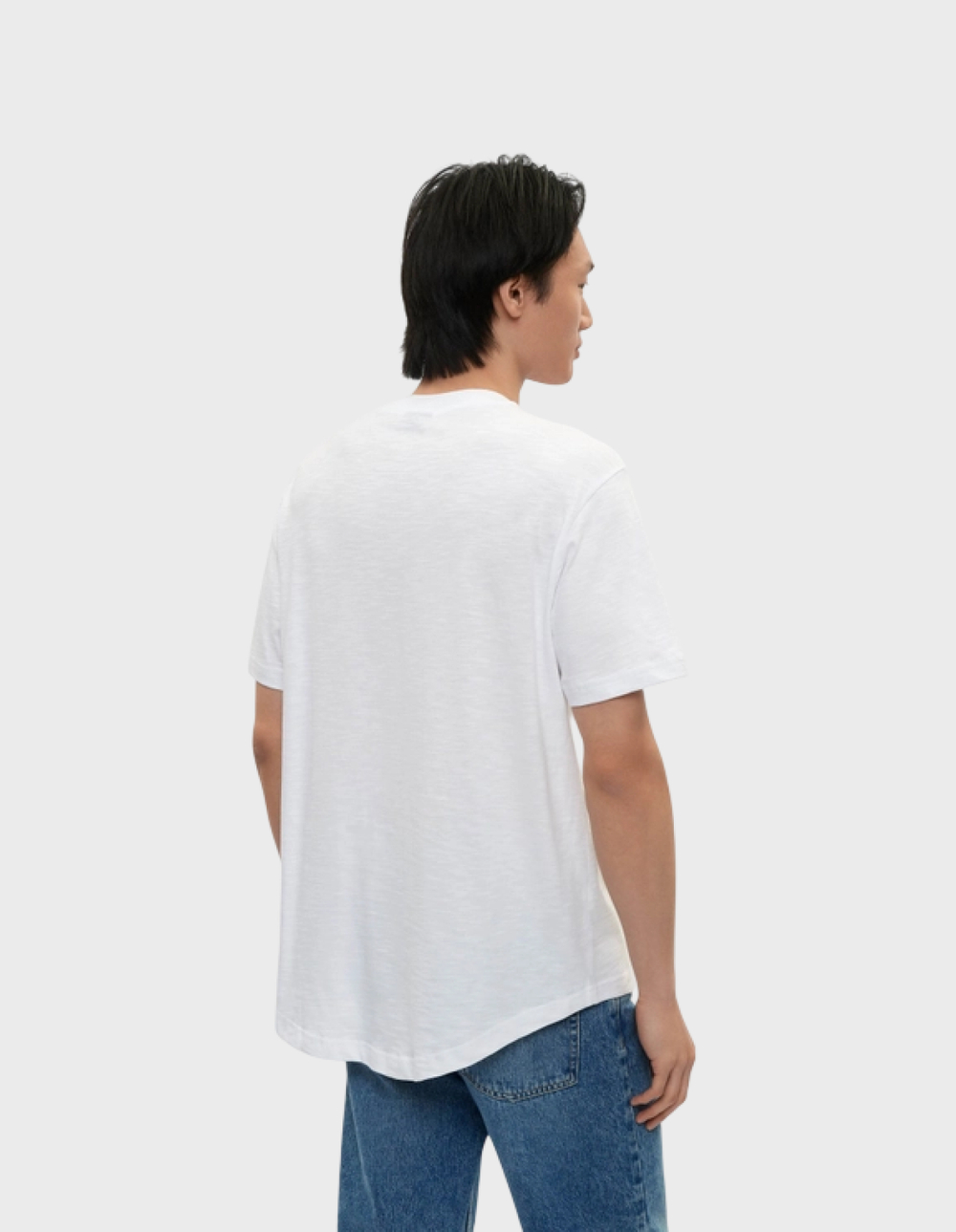 Футболка KARL LAGERFELD JEANS Reg Curved Hem Slub Tee