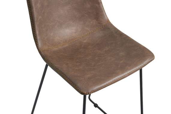 Полубарный стул Fargo, 66 см, коричневый