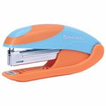 Степлер №10 BRAUBERG "MIX", до 15 листов, с резиновыми вставками, ассорти, 229076