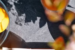 "Канны" лаунж-зона 4-местная из роупа со столиком "Канны" (серый гранит), основание дуб, роуп коричневый