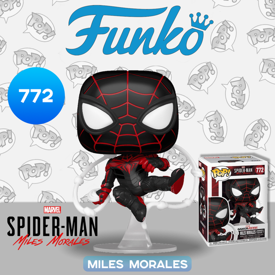 Фигурка Funko POP! Bobble Marvel Games Miles Morales Miles Advanced Tech Suit (772) 54693
