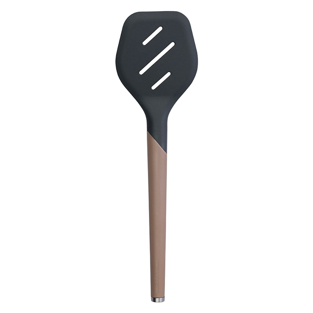 Лопатка с прорезями SmartChef, 32 см, капучино-графит