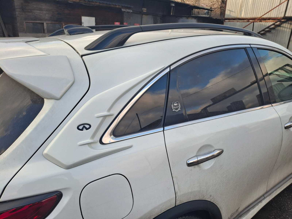 Накладки на задние крылья стойки QX70