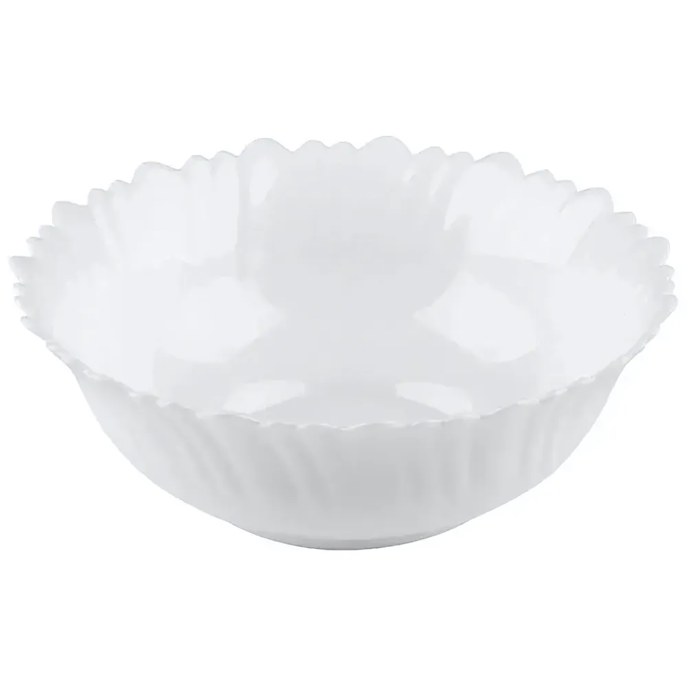 Салатник Dolche Vita, объем 700 мл, опаловое стекло, цвет - белый