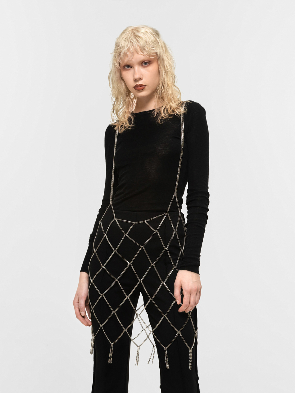 ЮБКА "FISHNET WITH STRAPS".