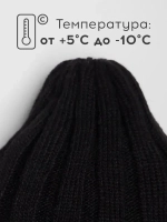 Шапка детская осенняя со снудом