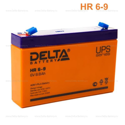 Аккумуляторная батарея Delta HR 6-9 (634W) (6V / 9Ah)