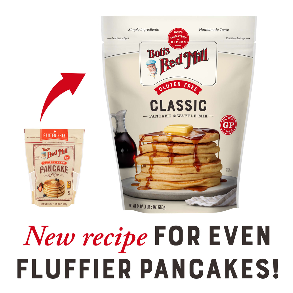 Bob's Red Mill, классическая смесь для выпекания блинов и вафель, 680 г (24 унции)